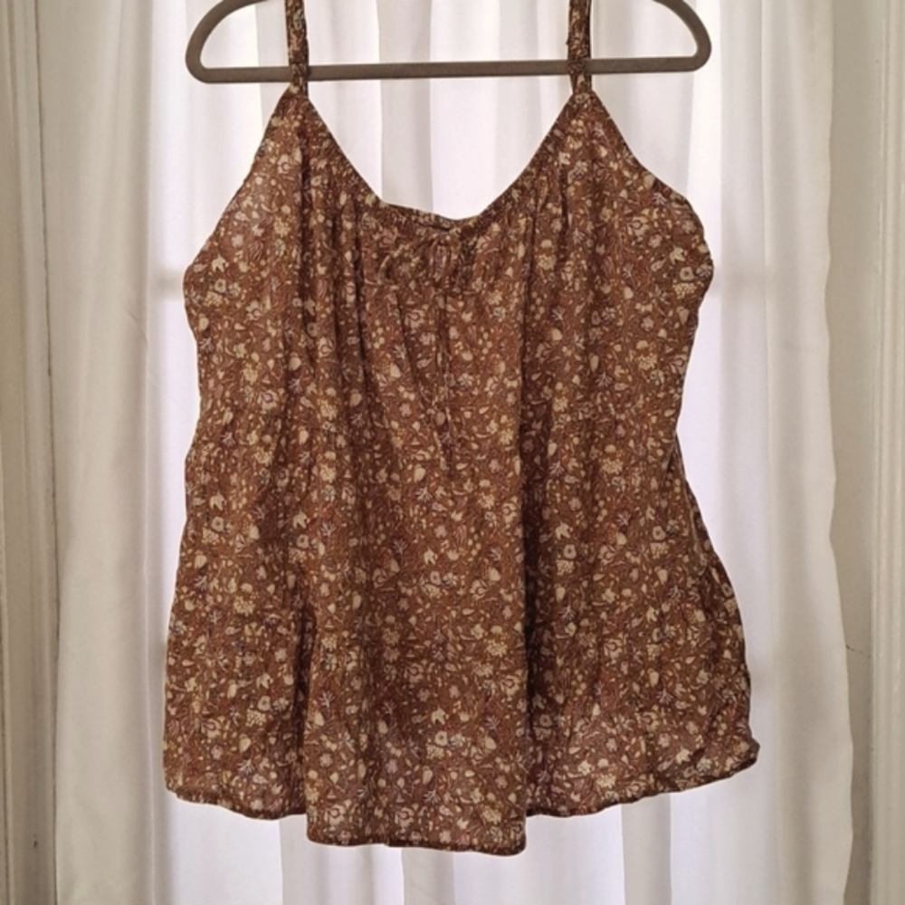 OLD NAVY FLORAL BABYDOLL TOP/ 2XL